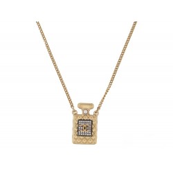 COLLIER CHANEL PENDENTIF BOUTEILLE FLACON PARFUM STRASS 40-55 CM NECKLACE 1200€