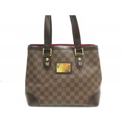 SAC A MAIN LOUIS VUITTON HAMPSTEAD PM EN TOILE DAMIER EBENE N51205 HANDBAG 1200€