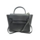 NEUF SAC A MAIN CELINE BELT MICRO 189153 CUIR GRAINE NOIR BANDOULIERE BAG 2200€