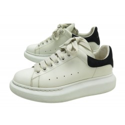 CHAUSSURES ALEXANDER MCQUEEN LARRY OVERSIZE 46221 CUIR 37.5 SNEAKERS SHOES 500€