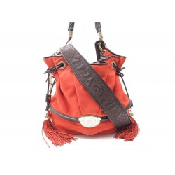 SAC A MAIN LANCEL BRIGITTE BARDOT BB CABAS ALCANTARA & CUIR 