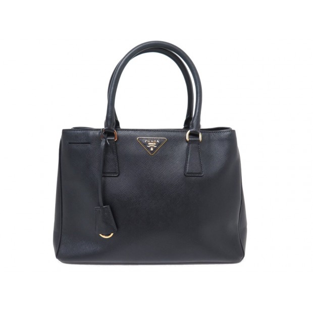 SAC A MAIN PRADA CABAS GRAND GALLERIA CUIR SAFFIANO NOIR PURSE HAND BAG 4000€