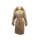 NEUF MANTEAU MAX MARA COL FOURRURE 10160679 M 38 POILS DE CHAMEAU NEW COAT 1900€