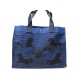 NEUF SAC A MAIN HERMES CABAS CHEVAUX EN CAMOUFLAGE DE PLAGE BLEU HAND TOTE BAG