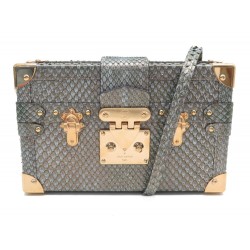 SAC A MAIN LOUIS VUITTON PETITE MALLE EN CUIR DE LEZARD BANDOULIERE LIZARD PURSE