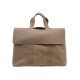 SAC A MAIN HERMES VALPARAISO 50 CM GM EN TOILE & CUIR TAUPE PURSE HAND BAG 2500€