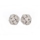 NEUF BOUCLES D'OREILLES CHANEL CAMELIA OR BLANC 18K ET DIAMANTS EARRINGS 29200€