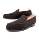 CHAUSSURES JM WESTON MOCASSINS 180 SEMELLES GOMME 9B 43 FIN EN DAIM SHOES 770€