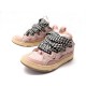 CHAUSSURES LANVIN CURB FW-SKDK02-DRA2-A21 39 DAIM ROSE BOITE SNEAKERS SHOES 790€