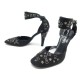 CHAUSSURES CHANEL ESCARPINS CROCHETS BOUTON PRESSION 38 BUTTON SNAP SHOES 890€