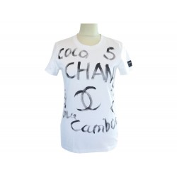 TSHIRT CHANEL COLLECTOR CHRISTMAS 2008 NOEL S 36 LOGO COCO COTON T-SHIRT 850€