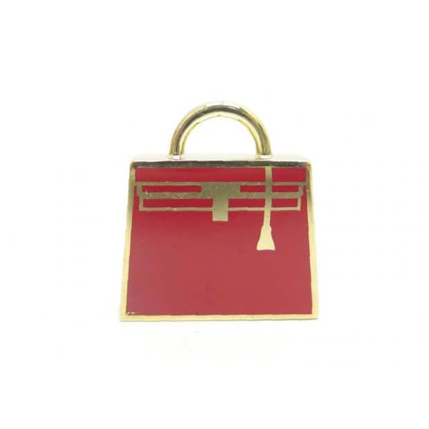 PENDENTIF HERMES ACCESSOIRE CURIOSITE SAC KELLY LAQUE H071667FD09 NECKLACE 295€