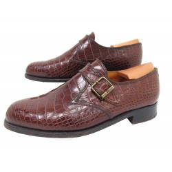 CHAUSSURES JM WESTON DERBY FLORE CROCO 531 MOCASSINS 7.5E 41.5 L 42 SHOES 5740€