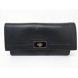 PORTEFEUILLE LONG GIVENCHY SHARK CUIR GRAINE NOIR BC06946695 + BOITE WALLET 650€