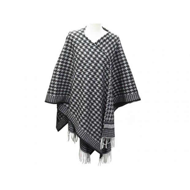 NEUF PONCHO CHRISTIAN DIOR 30 MONTAIGNE PIED DE POULE CACHEMIRE VESTE COAT 1890€