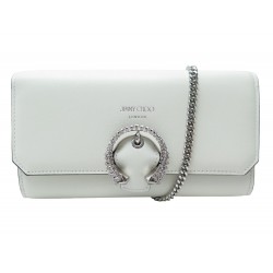 NEUF SAC A MAIN JIMMY CHOO MADELINE WALLET ON CHAIN J000141382001 CUIR BAG 975€