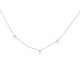 NEUF COLLIER VANRYCKE STARDUST 3 DIAMANTS CS2R1-02 OR 18K 39-41 NECKLACE 1120€