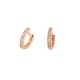 NEUF BOUCLES D'OREILLES VANRYCKE MINI CREOLE PIERCING OFFICIEL T XXS OR 18K 740€