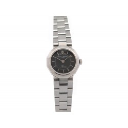 MONTRE BAUME & MERCIER RIVIERA 5220 ACIER 20MM QUARTZ OCTOGONAL LADY WATCH 1500€