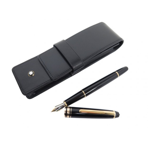 NEUF VINTAGE STYLO PLUME MONTBLANC MEISTERSTUCK CLASSIQUE DORE + ETUI PEN 875€