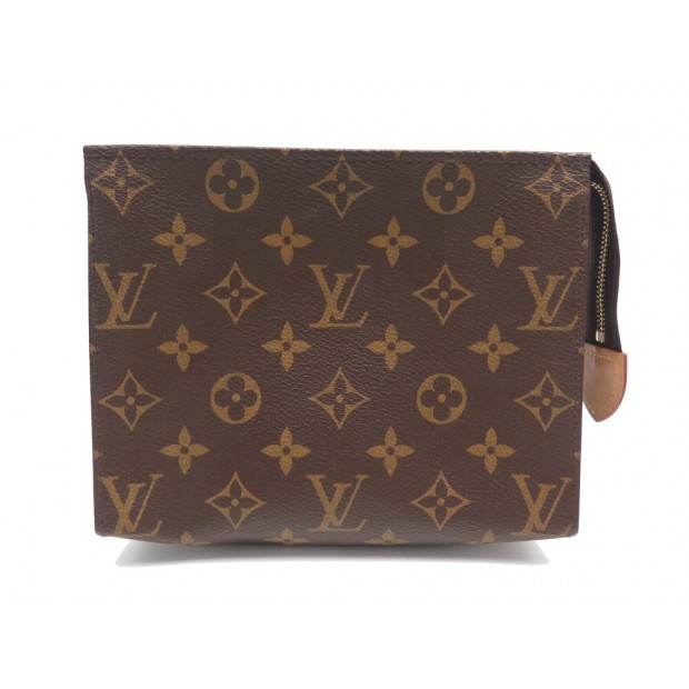 POCHETTE LOUIS VUITTON POCHE TOILETTE 19 M47544 TOILE MONOGRAM LV TROUSSE 850€