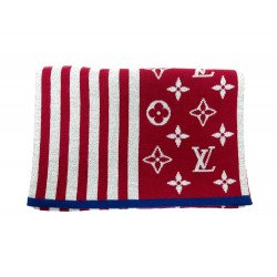 NEUF ECHARPE LOUIS VUITTON MONOGRAM STRIPES M76026 EN LAINE NEW WOOL SCARF 410€