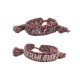 NEUF SET CHRISTIAN DIOR DE 2 BRACELETS 18-24 TOILE CANVAS NEW BANGLES STRAP 350€