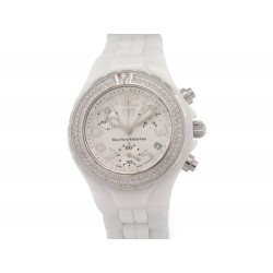 MONTRE TECHNOMARINE TECHNODIAMOND CERAMIQUE BLANC DTC55C 39MM QUARTZ WATCH 2390€