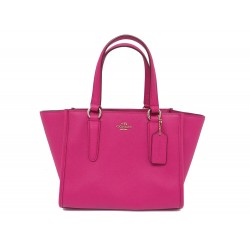 NEUF SAC A MAIN COACH CROSBY 33996 CABAS EN CUIR SATCHEL ROSE HAND TOTE BAG 395€