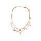 COLLIER LOUIS VUITTON BLOOMING STRASS M68374 EN METAL DORE CHOKER NECKLACE 495€