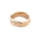 VINTAGE BAGUE CARTIER TRINITY CLASSIQUE 3 ORS TAILLE 53 OR 18K GOLD RING 2120€