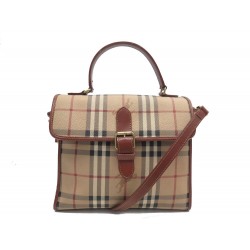 VINTAGE SAC A MAIN BUBERRY HAYMARKET KELLY EN TOILE TARTAN BANDOULIERE BAG 1690€