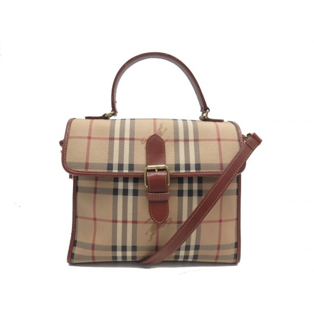 VINTAGE SAC A MAIN BUBERRY HAYMARKET KELLY EN TOILE TARTAN BANDOULIERE BAG 1690€