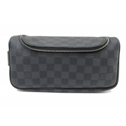 TROUSSE DE TOILETTE LOUIS VUITTON TOILE DAMIER GRAPHITE N47625 TOILETRY BAG 720€