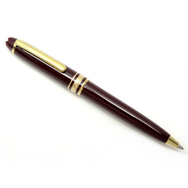 STYLO BILLE MONTBLANC MEISTERSTUCK MOZART PM RESINE BORDEAUX BALLPOINT PEN 400€