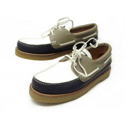 CHAUSSURES LOUIS VUITTON BATEAUX SAILOR BOAT A0QTG 7.5 41.5 CUIR SHOES 960€