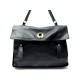 SAC A MAIN YVES SAINT LAURENT MUSE TWO GM 197148 CUIR GRAINE NOIR HAND BAG 2275€