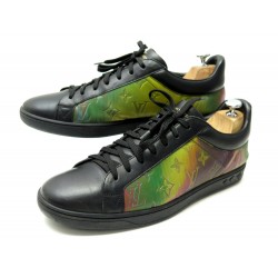 BASKETS LOUIS VUITTON LUXEMBOURG 9 43 EN CUIR MONOGRAM IRIDESCENT SNEAKERS 810€