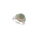 BAGUE PERLE DE TAHITI & 24 DIAMANTS 51 OR BLANC 18K 5.4G PEARL DIAMOND GOLD RING