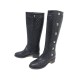 NEUF CHAUSSURES BOTTES CHANEL G31202 FERMOIRS LOGO CC 41.5 CUIR MATELASSE 2300€