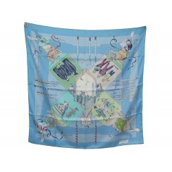 NEUF FOULARD HERMES FETES VENITIENNES LE CARNAVAL DE VENISE CARRE 90 SCARF 495€