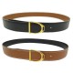 VINTAGE CEINTURE HERMES BOUCLE ETRIER 28MM 80 CUIR REVERSIBLE BOX NOIR BELT 630€