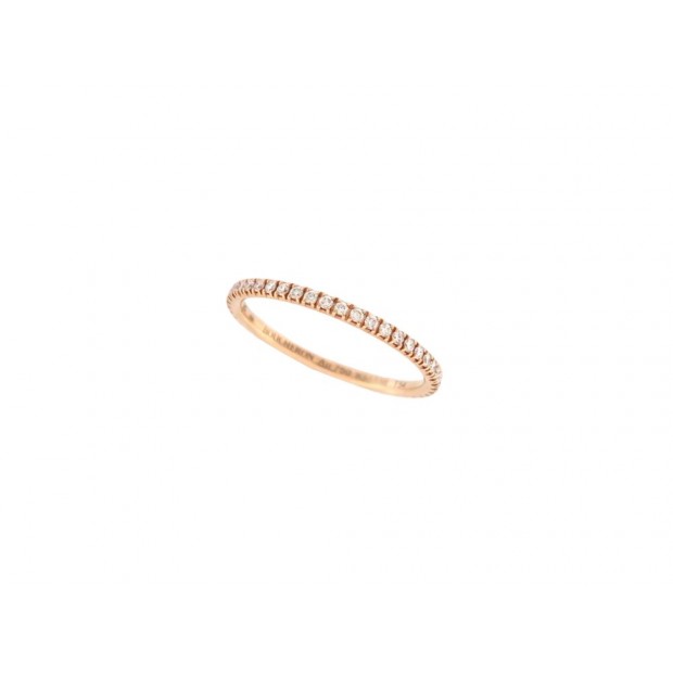 NEUF BAGUE BOUCHERON ALLIANCE EPURE SMALL JAL01182 OR ROSE 18K DIAMANTS 54 2820€