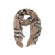 ETOLE ECHARPE LONGUE BURBERRY EN LAINE & SOIE 220 CM TARTAN CHECK SCARF 390€