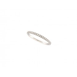 NEUF BAGUE ALLIANCE HARRY WINSTON T52 EN DIAMANT MICROPAVE PLATINE RING 8800€