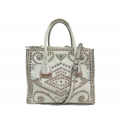 SAC A MAIN PRADA VITELLO VINTAGE B2619H EN CUIR VIEILLI HAND BAG PURSE 3700€