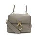 NEUF SAC A MAIN CHLOE TESS EN CUIR GRIS BANDOULIERE LEATHER HAND BAG PURSE 1790€