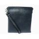 NEUF SAC BOTTEGA VENETA 276357 MESSENGER CUIR INTRECCIATO BLEU BANDOULIERE 1800€