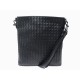 NEUF SAC BOTTEGA VENETA 276357 MESSENGER CUIR INTRECCIATO NOIR BANDOULIERE 1800€