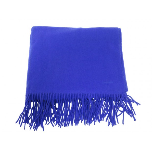 NEUF ETOLE HERMES EN CACHEMIRE & LAINE BLEU INDIGO 75 X 270CM BOITE SCARF 1200€